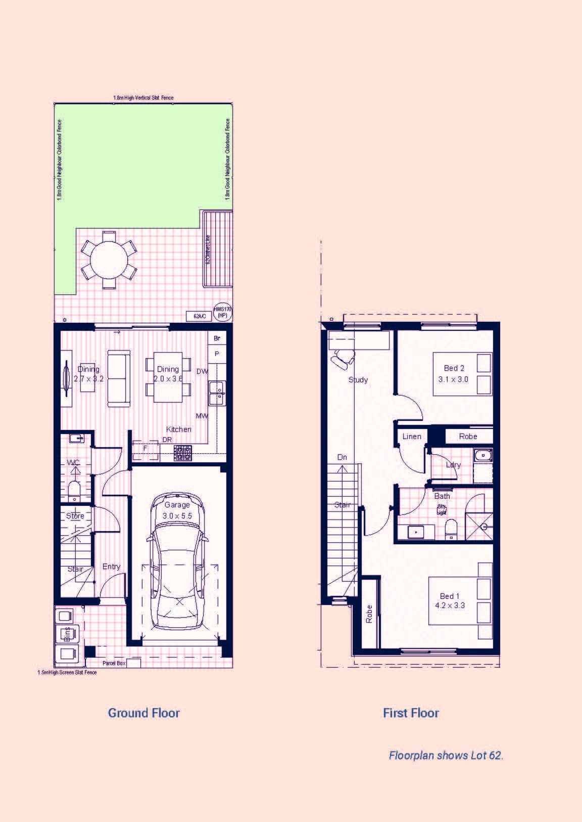 100119 Prospect Corner Sales Brochure Type W Wren floorplan