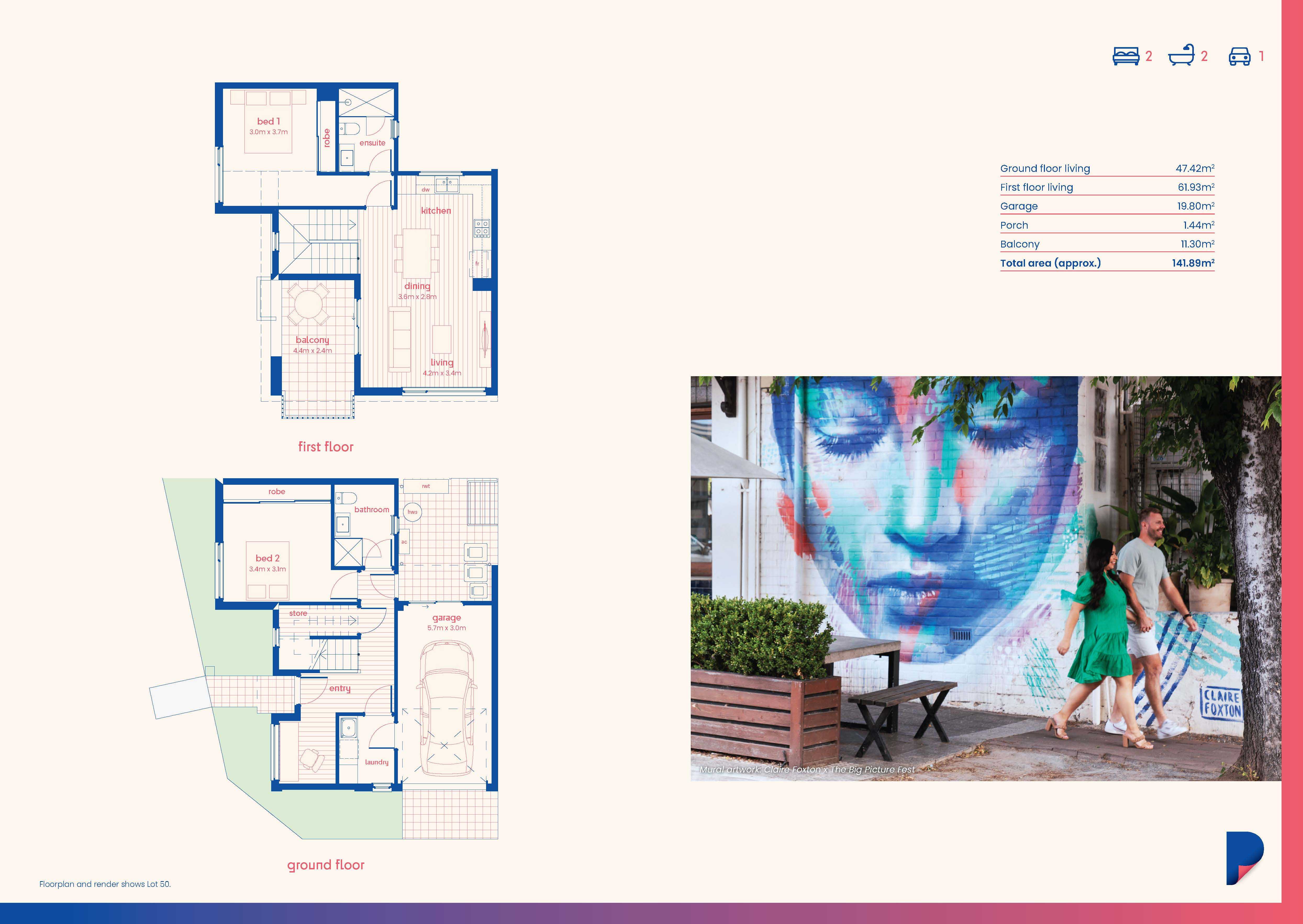 Silvereye Lot50 Floorplan Page 2