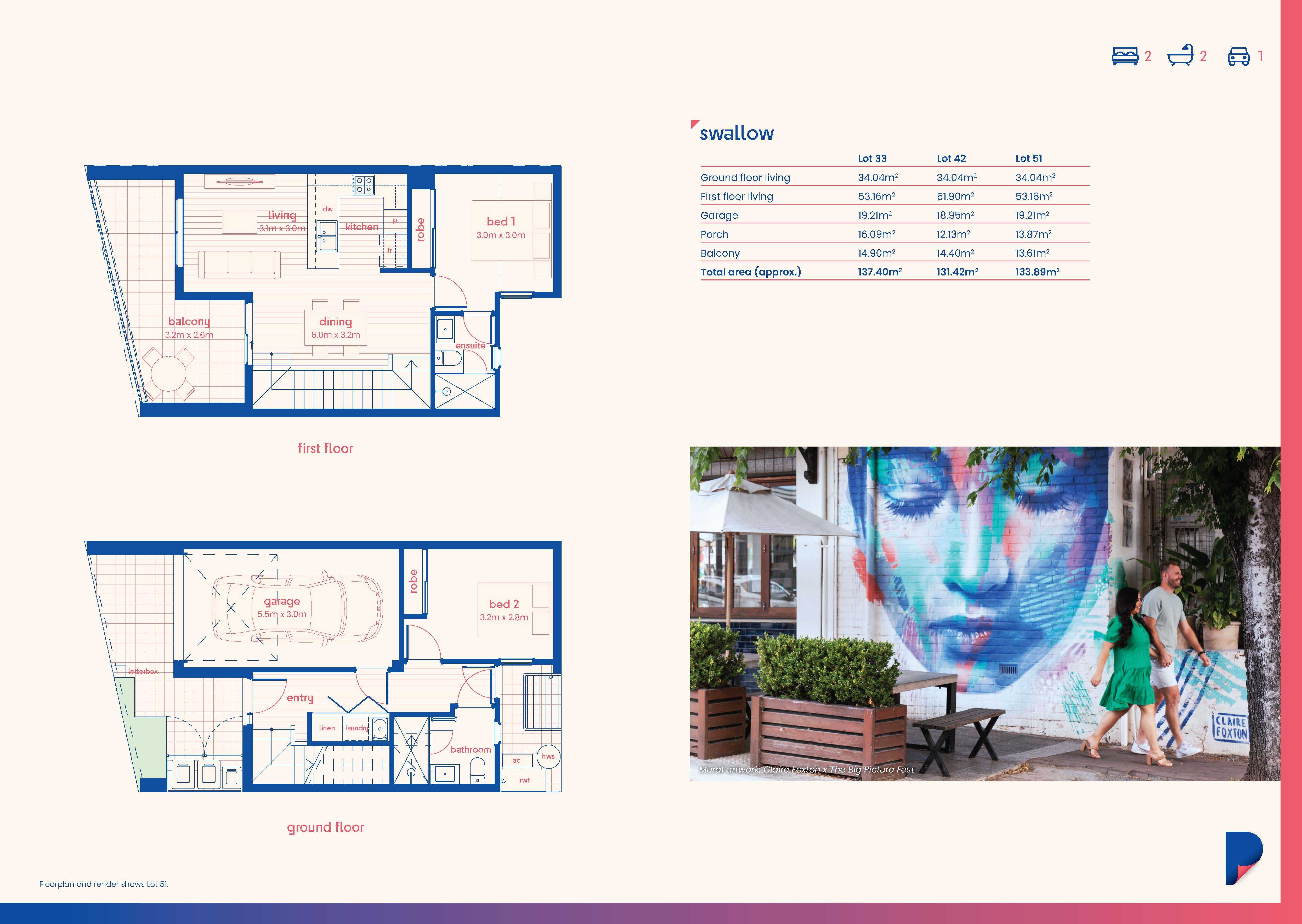 Swallow Lot51 Floorplan Page 2