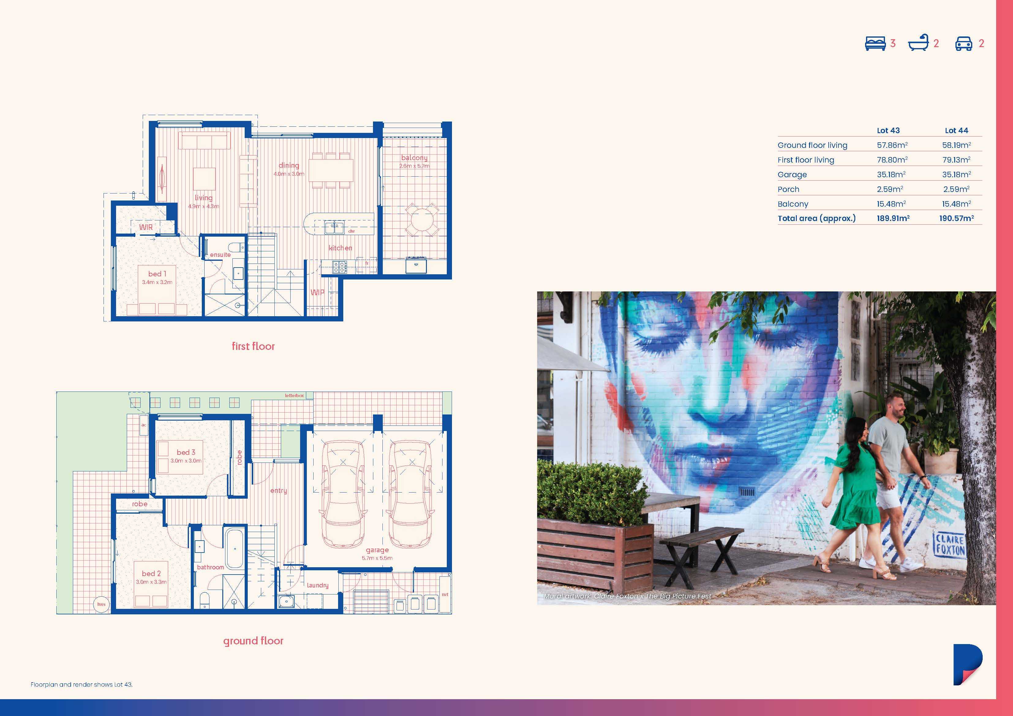 Wattlebird Lot43 Floorplan Page 2